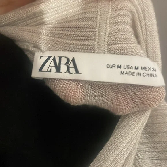 Zara Lurex Vest/ Cardigan - Picture 4 of 4